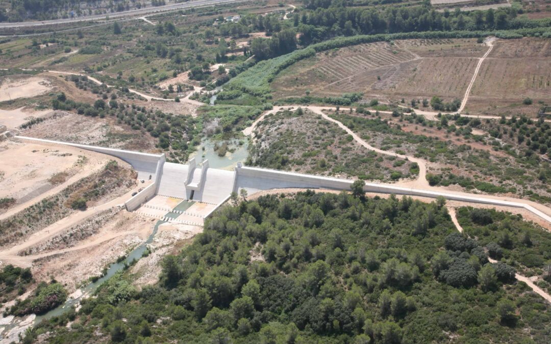 Infraestructuras de prevención de inundaciones en la cuenca media del río Serpis